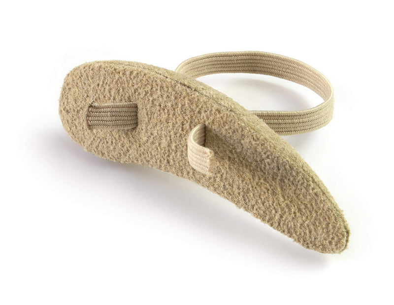 [Australia] - Steins Hammer Toe Crest Cushion and Buttress Pad Reduces Pressure from Calluses and Hammer Toes, Medium Left, Beige, 3 Count 