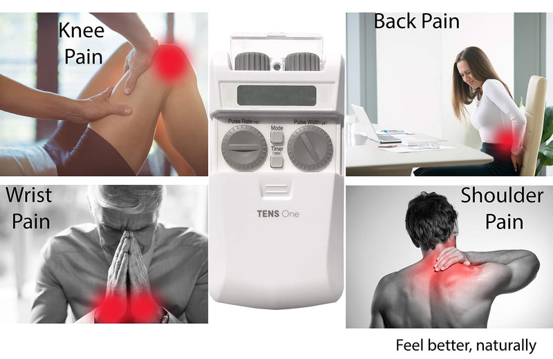 [Australia] - TensCare - TENSOne - Dual Channel TENS Pain Relief Unit for Muscular Aches and Pains in a Variety of Body Parts (Arms, Legs, Torso) 