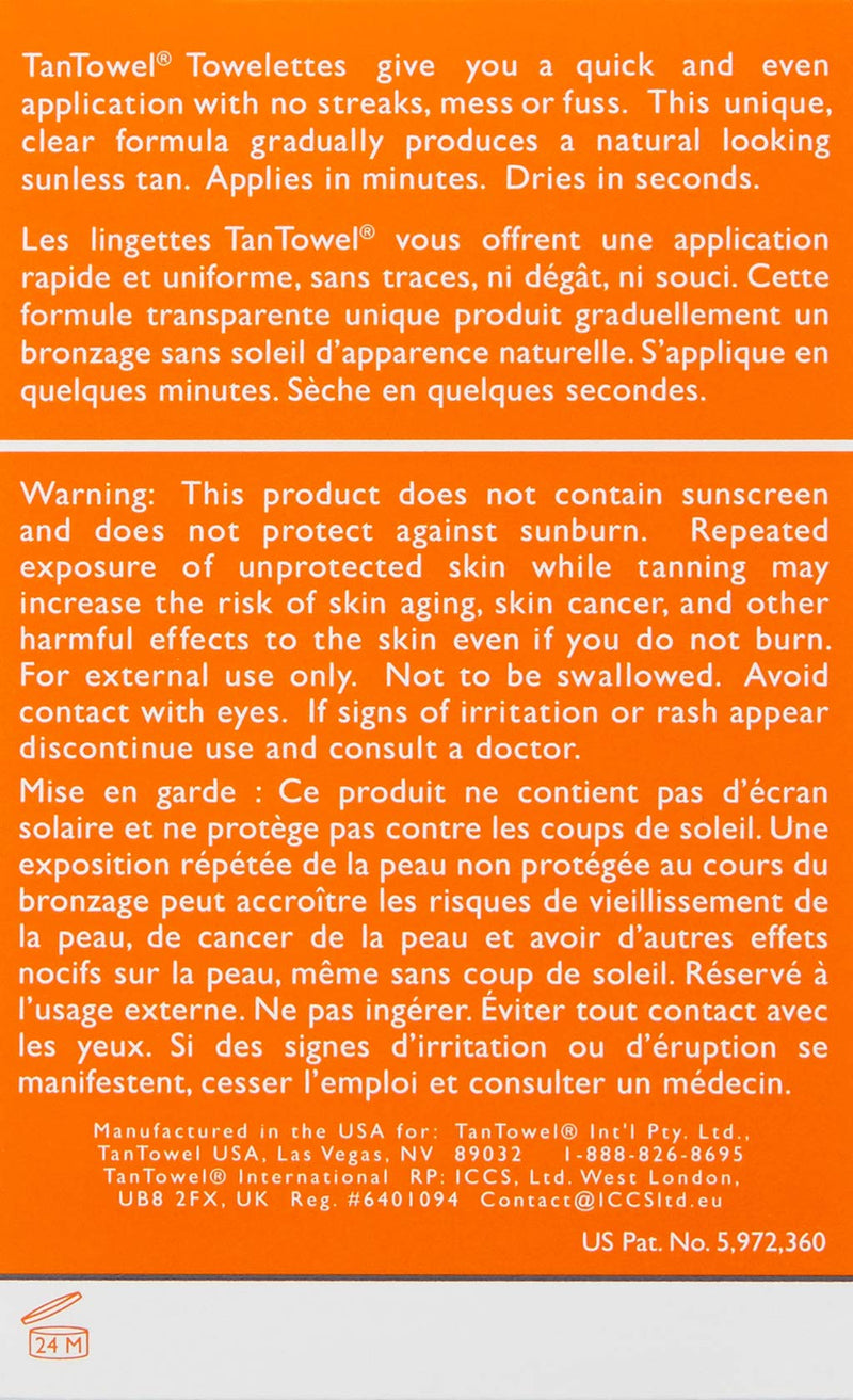 [Australia] - Tan Towel Half Body Tan Dark, 0.25 fl. oz. 