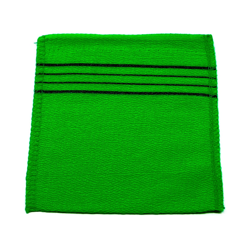 [Australia] - Songwol Towel Exfoliating Towel Bath Washcloth 4 Pcs (Green) for Dead Skin Green 4p 