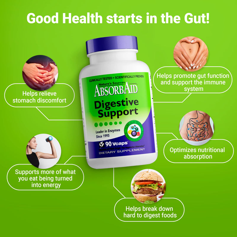 [Australia] - Nature's Sources AbsorbAid Digestive Support - 90 Vcaps 