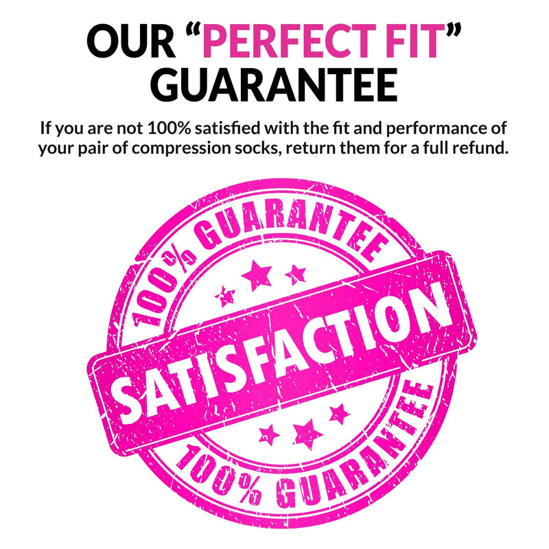 [Australia] - Plantar Fasciitis Socks with Arch Support for Men & Women - Best Ankle Compression Socks for Foot and Heel Pain Relief - Better Than Night Splint Brace, Orthotics, Inserts, Insoles L/XL (6-7.5 Men / 7-8.5 Women) Pink 