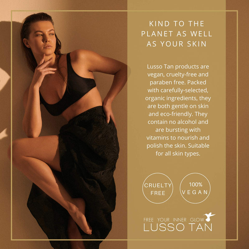 [Australia] - Professional Dark Self Tanning Mousse - By Lusso Tan. Organic, Vegan, Cruelty-Free False Tan. Instant-drying. Streak-free, Flawless Finish Fake Tan. Natural Glow Face and Body Tint. Tinted Self-Tanning Mousse - Dark 
