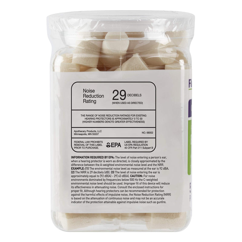 [Australia] - Flents Ear Plugs, 50 Pair, Ear Plugs for Sleeping, Snoring, Loud Noise, Traveling, Concerts, Construction, & Studying, NRR 29 50 Pair Plugs 
