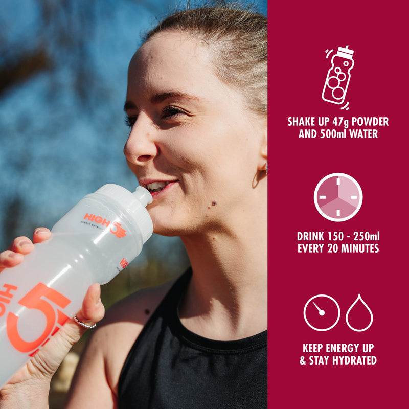 [Australia] - HIGH5 Energy Hydration Drink Refreshing Mix of Carbohydrates and Electrolytes (Berry, 12 x 47g) Berry 47 g (Pack of 12) 