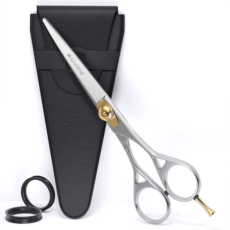 [Australia] - Suvorna Professional Hair Scissors, hairdressing scissors Uk for men & women, hairdresser scissor, barber scissor, hair Cutting scissor. Right-handed 6 inches Japanese scissors with razor-sharp blades. 