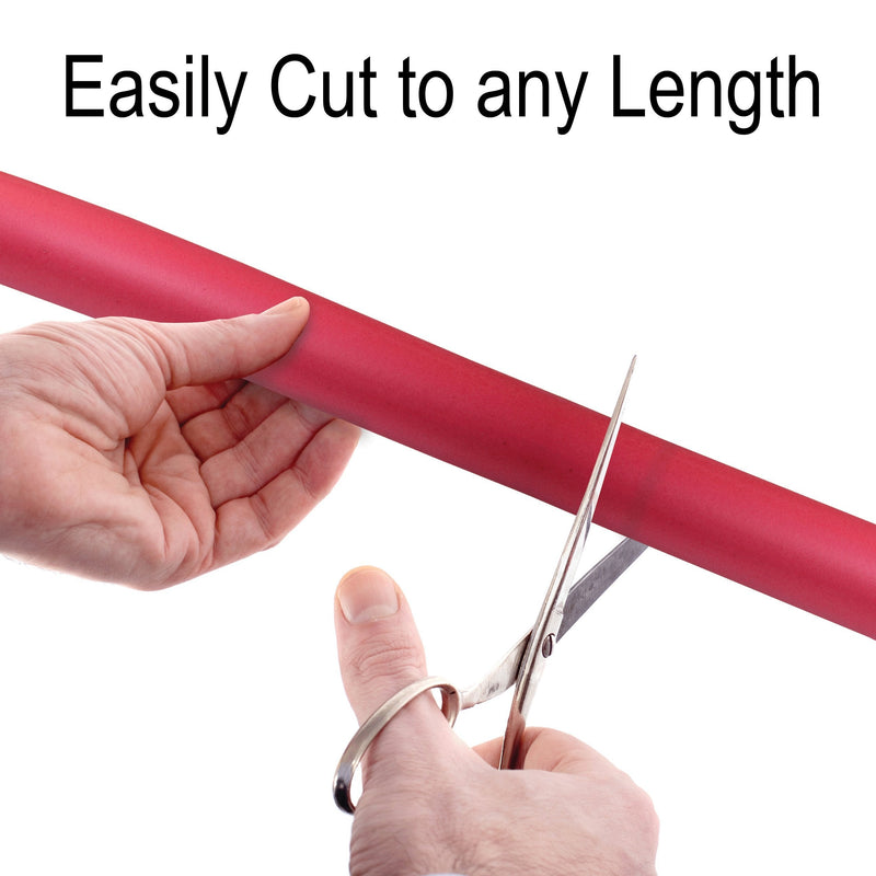 [Australia] - Rehabilitation Advantage Closed Cell Foam Tubing for Utensil Support, Red (Pack of 6) 1 1/8'' OD x 3/8'' ID x 12'' Red (6) 