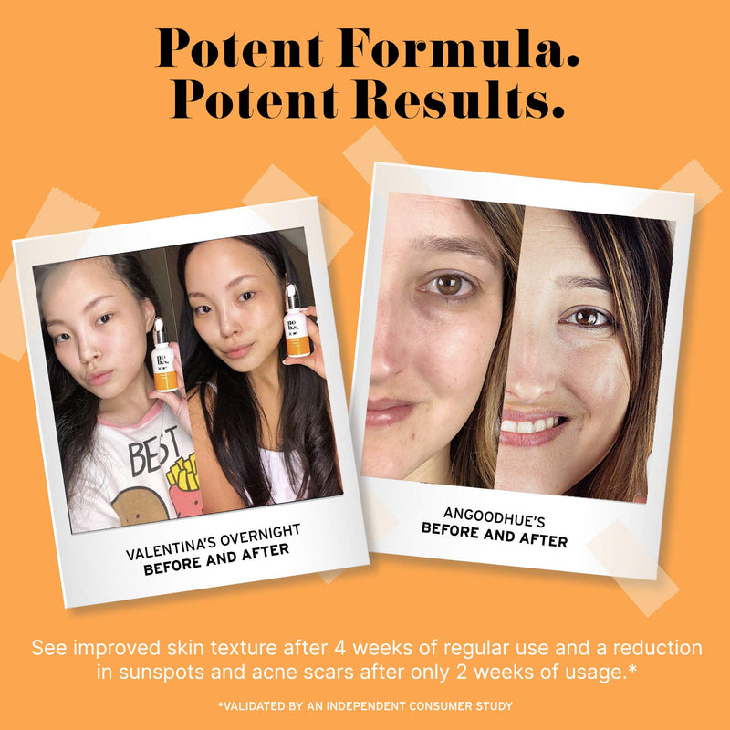 [Australia] - NO B. S. NO BAD STUFF No B. S. Vitamin C Serum For Face - Potent & Clean Skin Care. No Hype. No Fads. Pure C + E with Hyaluronic Acid Serum. (Full Size) Full Size 