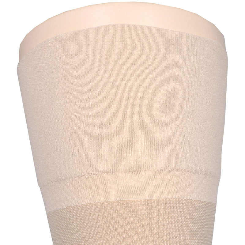 [Australia] - Truform 20-30 mmHg Compression Stockings for Men and Women, Thigh High Length, Closed Toe, Beige, Medium 