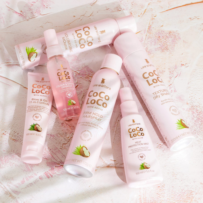 [Australia] - Lee Stafford Coco Loco & Agave Heat Protection Mist Hair Spray Anti-Frizz, Fade Protect, Anti-Static, Heat Defence 