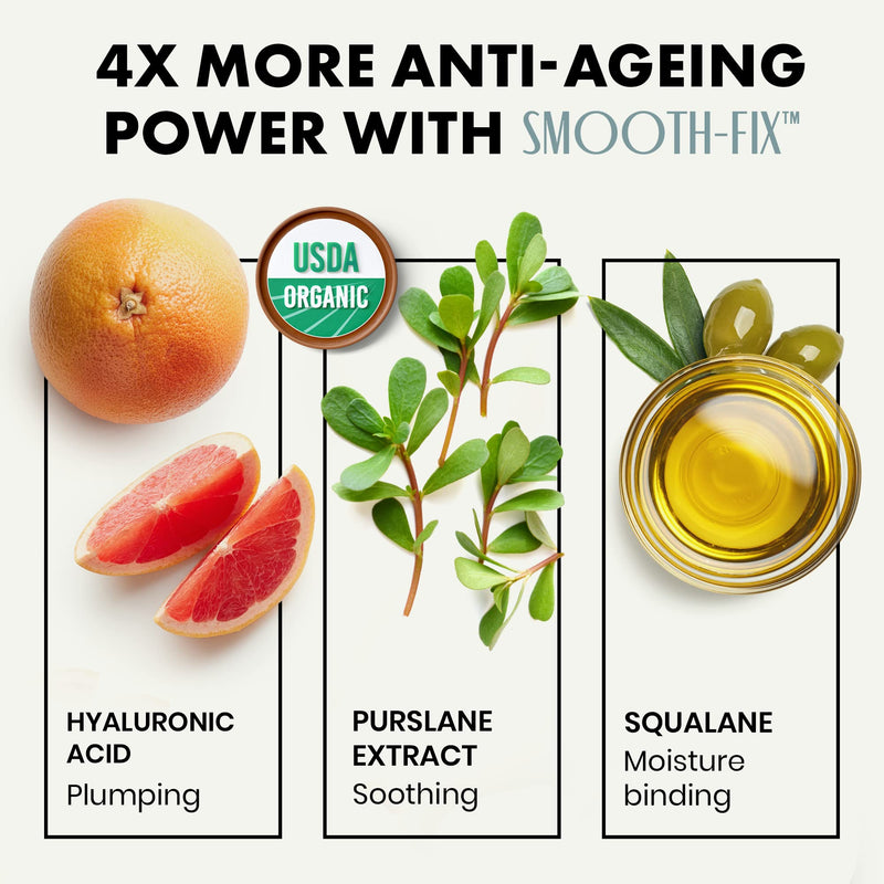 [Australia] - ORGANIC Eye Cream - 3X MORE POTENT ENCAPSULATED VITAMIN E Anti-Ageing with Soothing Oat Extract, HA and Antioxidants - GMP-Certified/DERMATOLOGIST APPROVED 