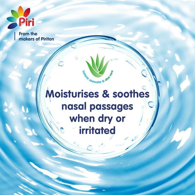 [Australia] - PiriNatural Daily Nasal Wash, Breathe Clean, Allergens Hayfever & Dust Wash, 100ml 