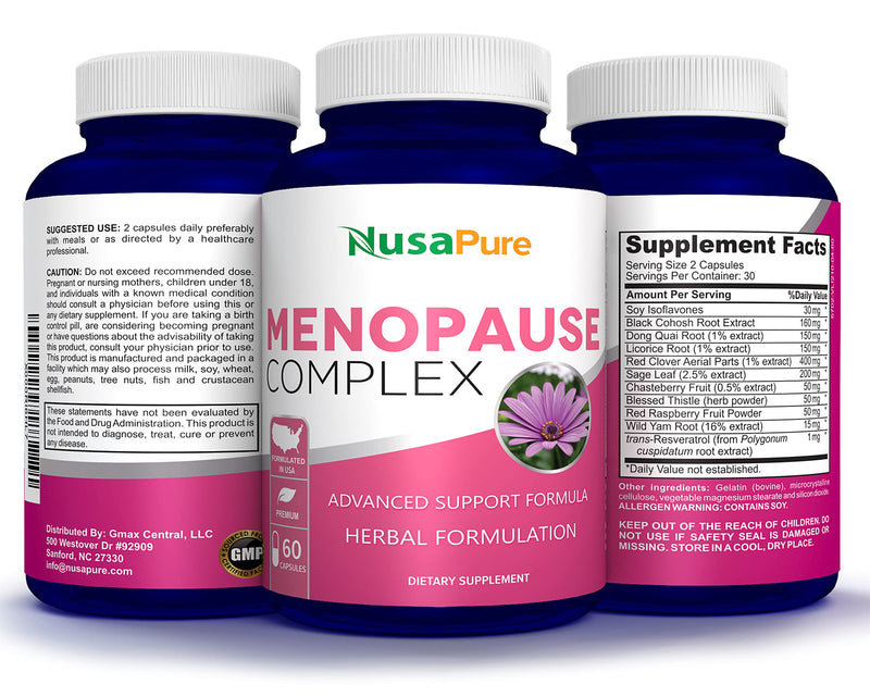 [Australia] - Menopause Complex : Black Cohosh and Herbal Ingredients - 60 Capsules 