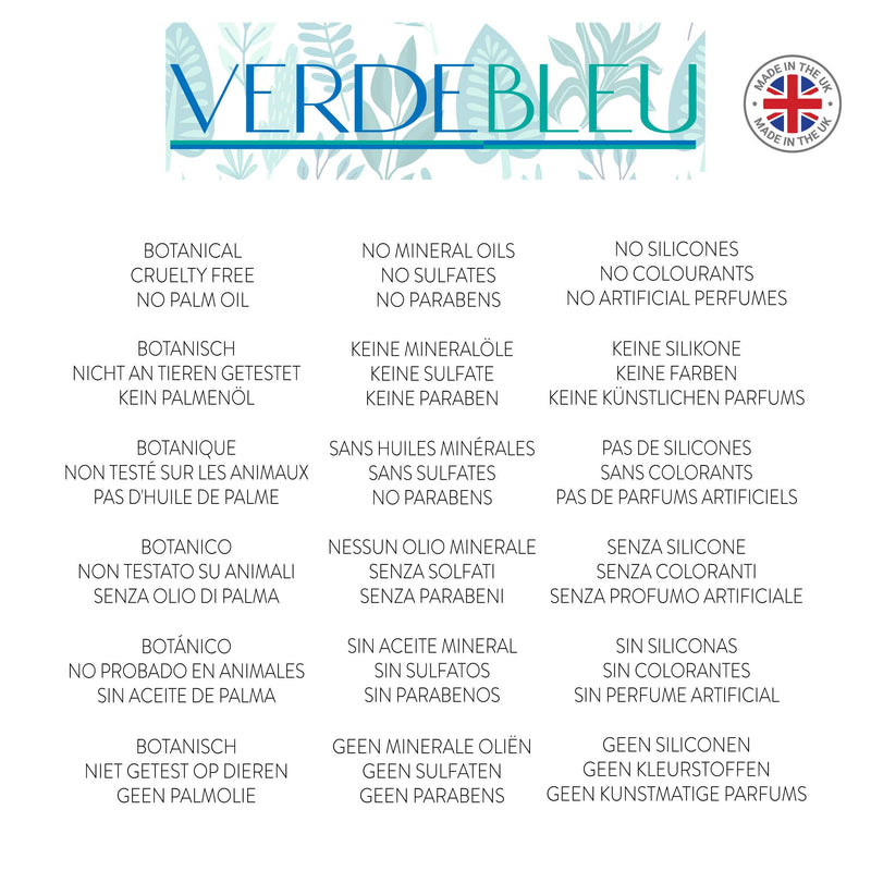 [Australia] - pH 5.5 Balanced, Natural - FACIAL MOISTURE CREAM - ROSEHIP, GREEN TEA & LAVENDER - 100 g by VERDEBLEU. Hydrating, Gentle for Sensitive Skin. We Donate 5% of Profit to Help Save Rainforests. 