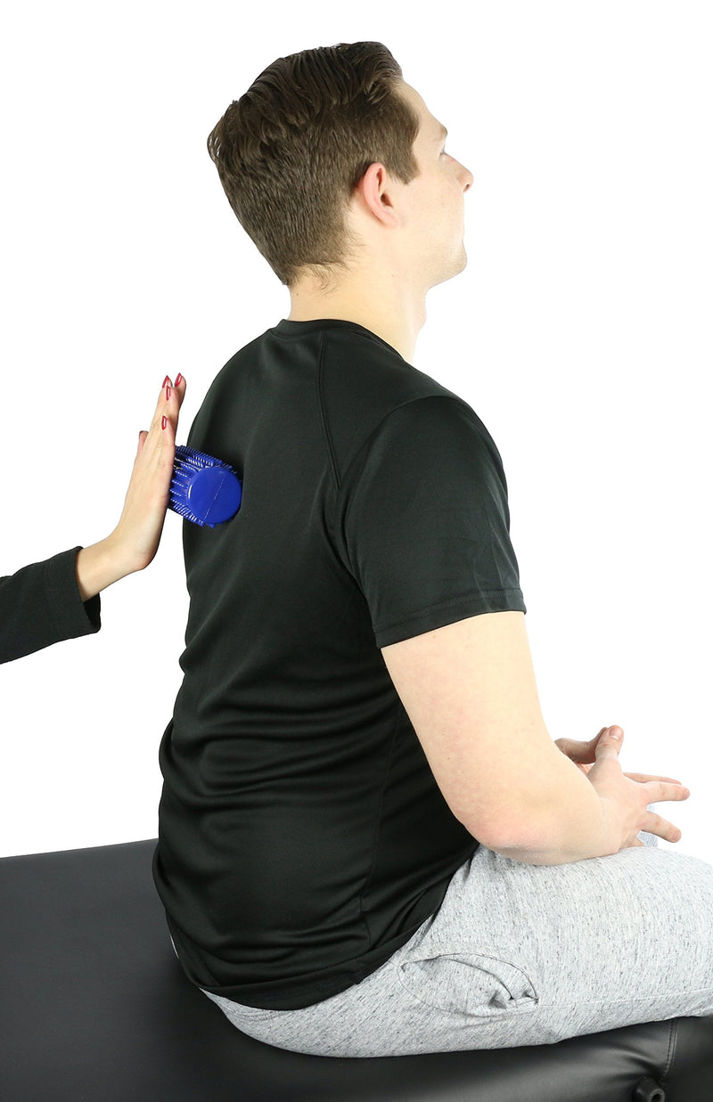 [Australia] - CanDo 30-1994 Massage Roll, 6.5 cm x 16 cm, Blue 