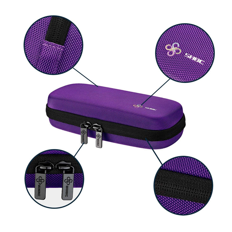 [Australia] - SHBC Insulin Cooler Travel Case for Diabetic Organize Medication Insulated Cooling Bag with 2 Ice Packs Purple 