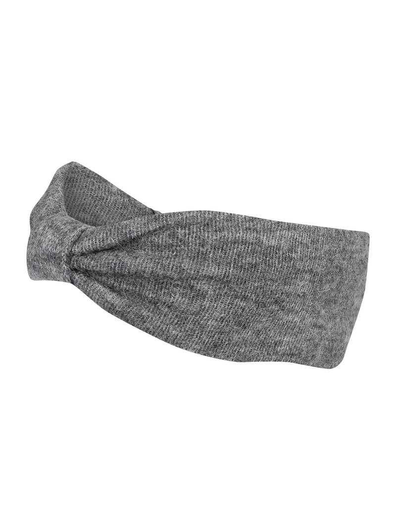 [Australia] - PIECES Women's Pcjosefine Wool Headband Noos, Grey (Medium Grey Melange Medium Grey Melange), One Size 
