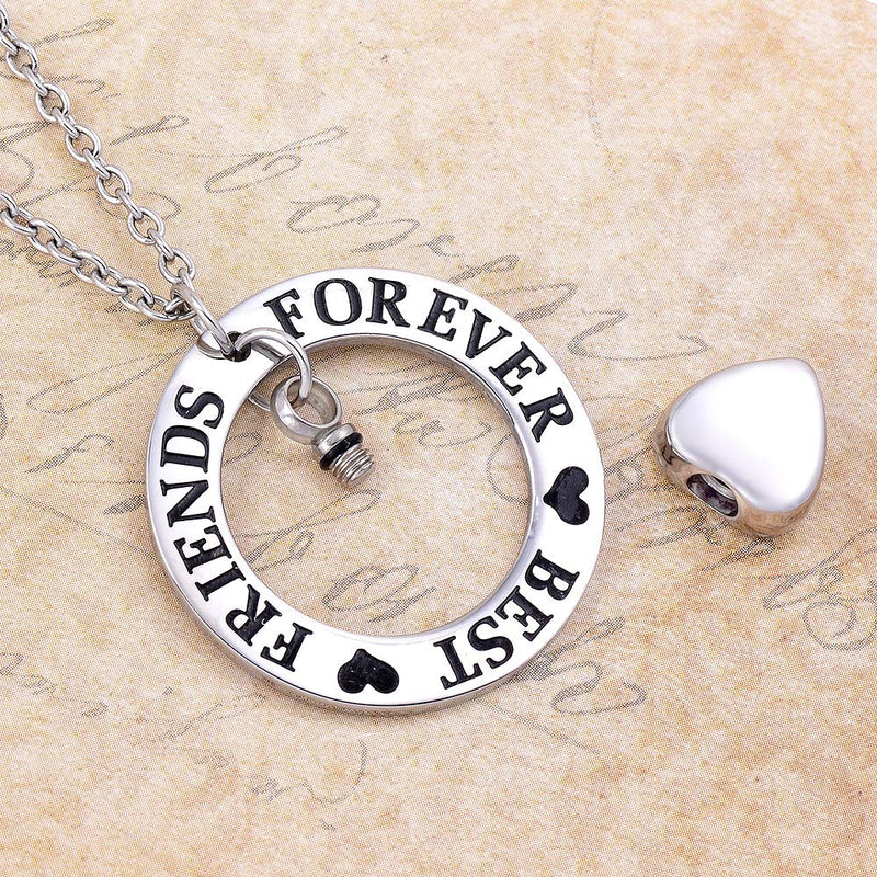 [Australia] - Stainless Stell Cremation Jewelry Memorial Urn Pendant for Ashes for Best Friends 