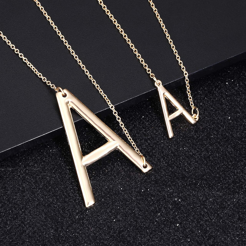 [Australia] - CEALXHENY Initial Necklace Gold Letter Necklace for Women Layered Name Necklaces Personalized Alphabet Pendant Necklace A 