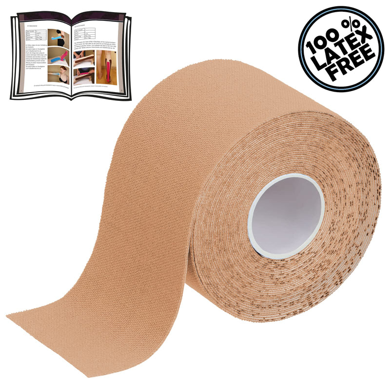 [Australia] - BB Sport 6 Rolls Kinesiology Tape Muscle Support Tape 5 m x 5 cm E-Book Application Examples Muscle Support Elastic Strapping Tape, Colour:Multicoloured Multicoloured 