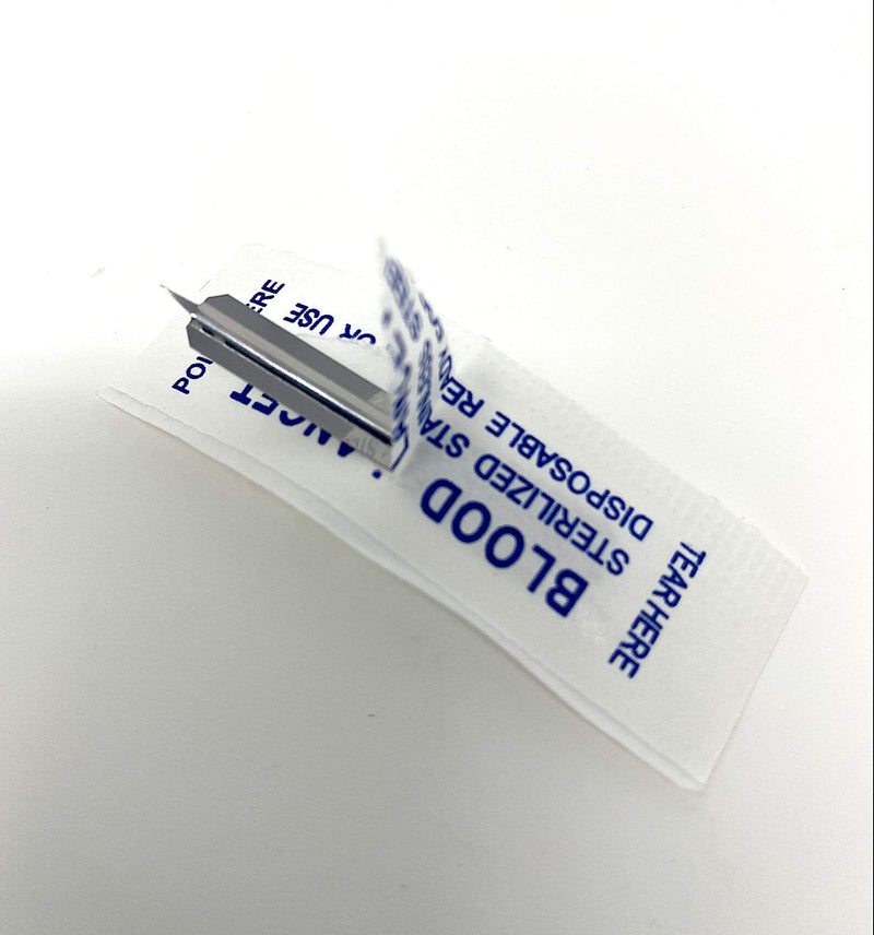 [Australia] - Disposable Stainless Steel Lancets Individually Foil Wrapped by P&P MEDICAL SURGICAL Box of 200 