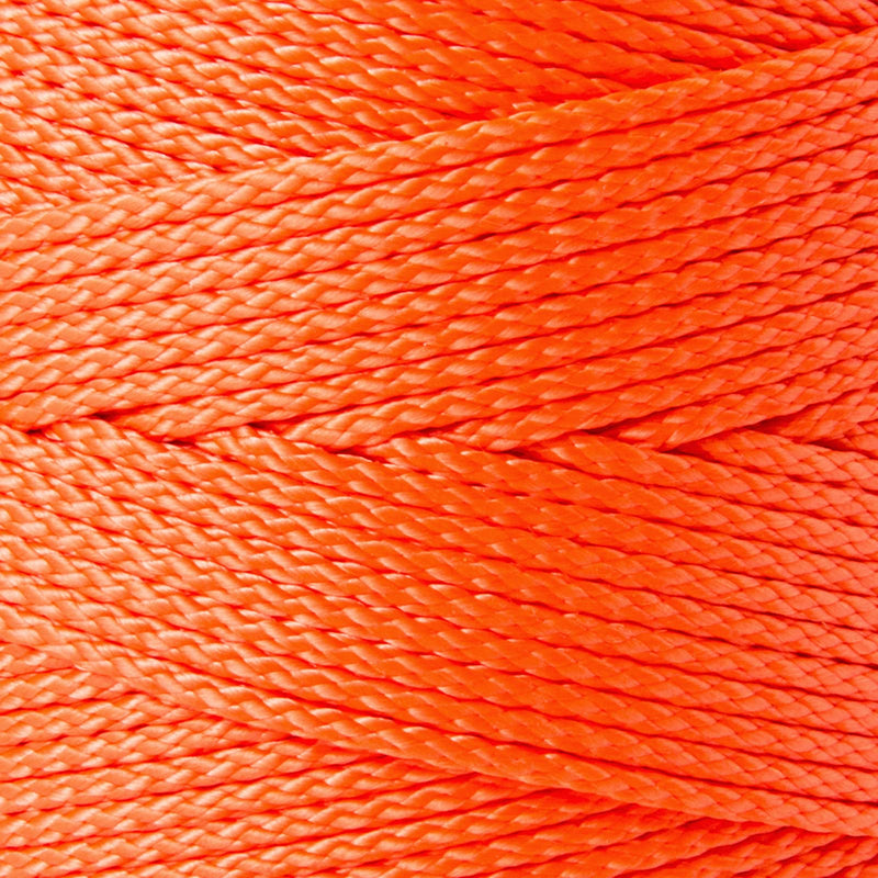 [Australia] - HONGDA Nylon Twine, 250 Feet #18 Braided Nylon Mason line String Perfect for Masonry Jobs and for The Layout of General Construction, Gardening, DIY Project, Orange 250FT Fluorescent Orange 