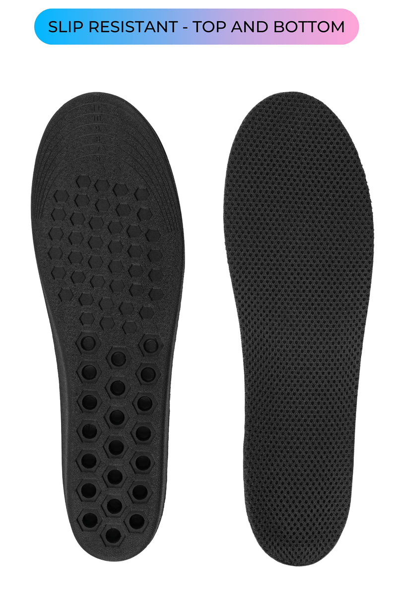 [Australia] - Shoe Lifts for Men - Height Enhancing Elevator Shoe Insoles - 1 1/4 Inch Increase - Make Shoes Taller - IK207 