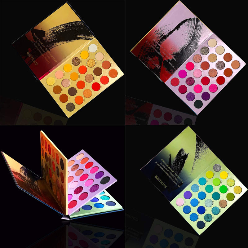 [Australia] - Makeup Palette Combination with 3 Layers All In One Makeup Set High Pigmented 72 Colors Pressed Powder Eyeshadow Color Shades Palette Make Up Eye Shadow 