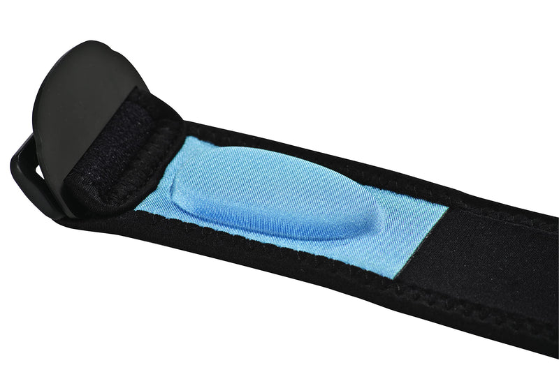 [Australia] - MUELLER Tennis Elbow Support with Gel Pad, Black, One Size Fits Most 