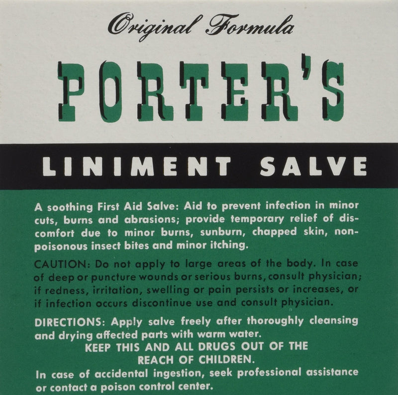 [Australia] - Porter's Liniment Salve, 2 Count 