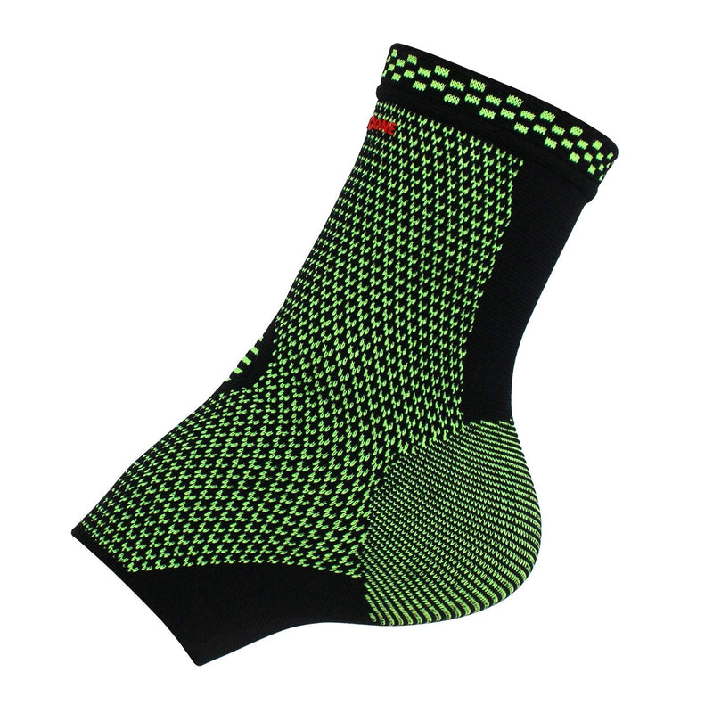 [Australia] - EverOne Ankle Brace Compression Support Sleeve For Injury Prevention, Healing and Recovery, Unisex, 1 Pair (2 pcs), Large Large (Pack of 2) 