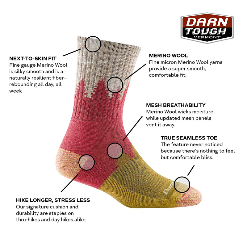 [Australia] - Darn Tough Treeline Micro Crew Cushion Sock - Women's 