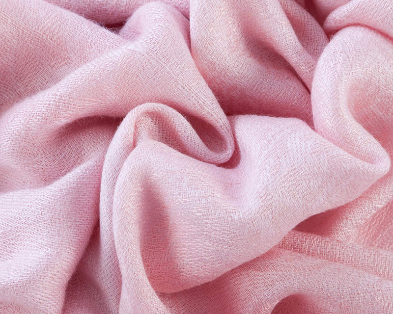 [Australia] - Signare Pashmina Shawls and Wraps Scarf for Women Baby Pink 