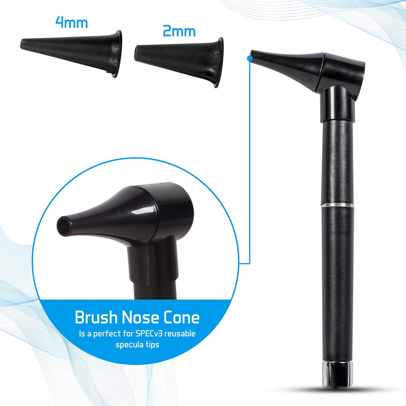 [Australia] - Earwax Flush Cleaning Kit by Nuance Medical EarClear Rx Rigid - SELF Earwax Removal kit with Otoscope Penlight, Basin and 20 Disposable Tips 20 Tips 