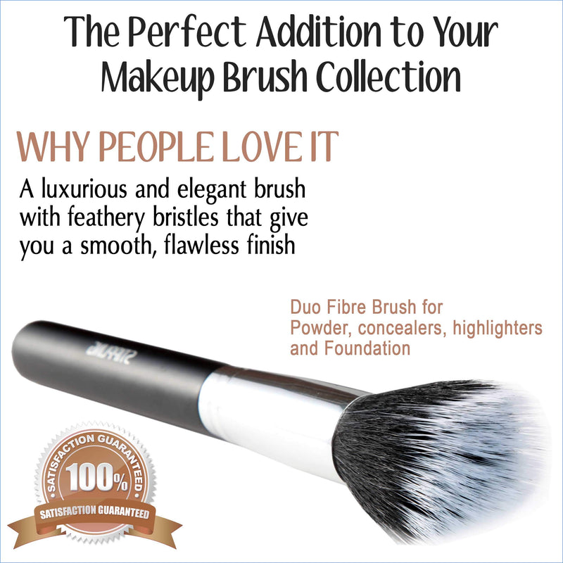[Australia] - Duo Fiber Stippling Brush By Keshima - Premium Stipple Brush, Best Liquid Foundation Brush, Blending Brush, Face Brush 