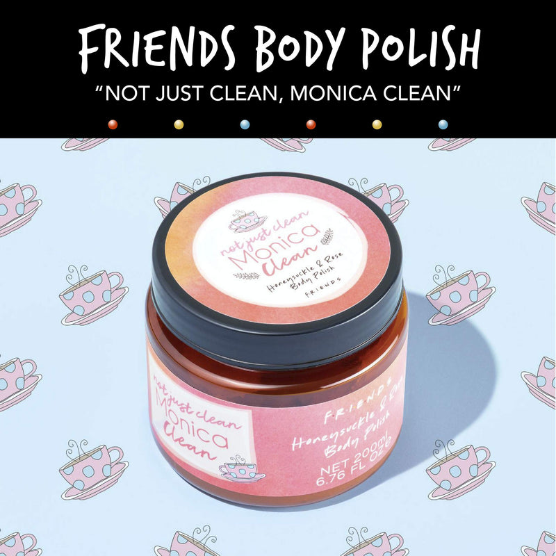 [Australia] - Friends TV Show Body Polish 200ml - Honeysuckle and Rose Scented 