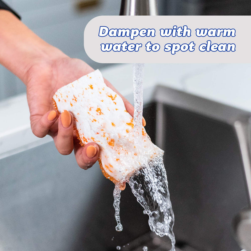 [Australia] - Scrub Daddy Eraser Sponge - Eraser Daddy 10x - Durable Melamine Eraser, Dual-Sided Scrubber, Temperature Controlled, Water Activated, All Purpose Cleaning for Walls, Baseboards, Kitchen Bathroom 2ct 2 Count (Pack of 1) 