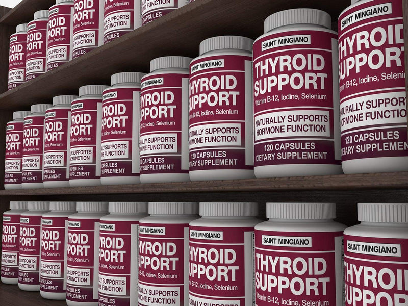 [Australia] - Thyroid Support Supplement with Iodine |120 Capsules to Help Body Mass & Improve Energy, Cardiovascular, Energy & Focus Formula | 14 Natural Vitamins 
