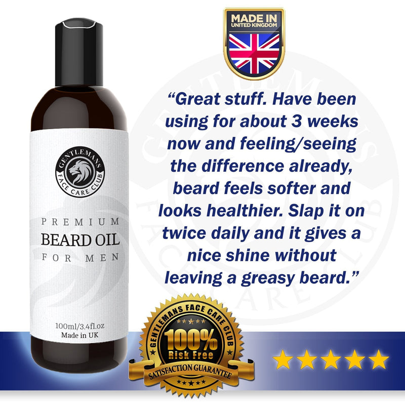 [Australia] - Beard Oil 100ml - Extra Large Bottle - Premium Beard Conditioning Oil For Men 100 ml (Pack of 1) 