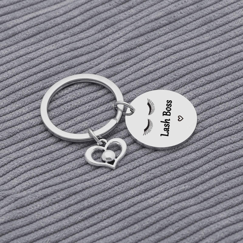 [Australia] - Lash Artist Keychain Makeup Jewelry Lash Boss Keyring Beautician Gift Lash Boss Keychain 