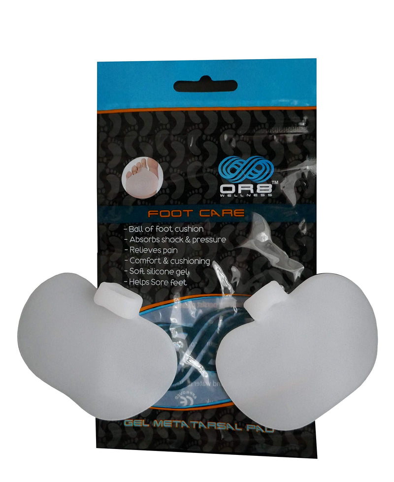 [Australia] - Gel Metatarsal Pad Inserts. Ball of Foot Pain Relief. Comfort & Cushioning. Absorbs Shock & Pressure for Sore Feet. 