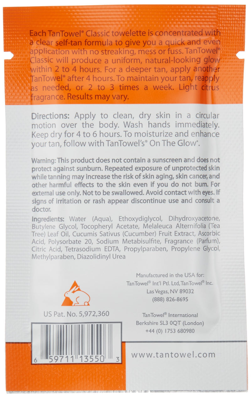 [Australia] - Tan Towel Self Tan Towelette Classic 10 Count 