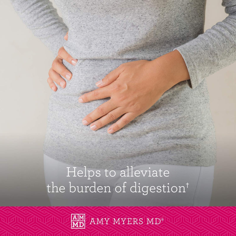 [Australia] - Dr. Amy Myers Digestive Enzymes Capsules – 19 Enzymes to Support Gut Health, Bloating & Gas Relief - Amylase, Lipase, Lactase, Alkaline Protease, Sucrase + More – 120 Vegetarian Capsules 