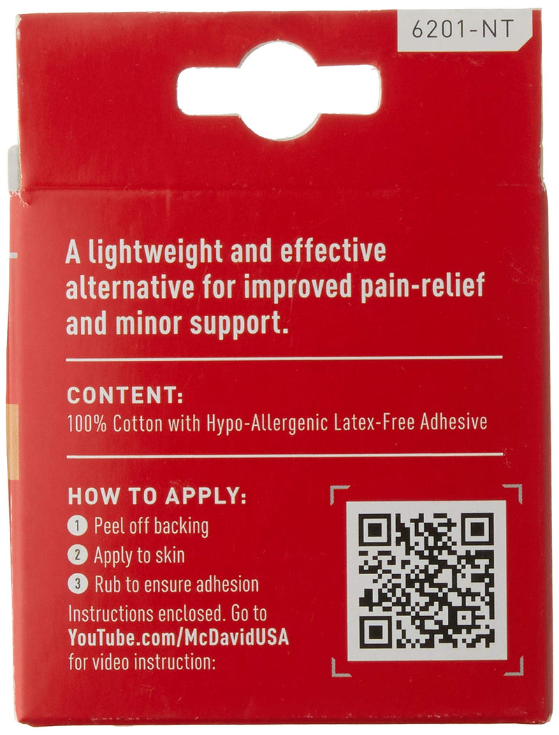 [Australia] - McDavid Kinesiology Single Roll Box Tape 16-Feet 4-Inch/5m Natural 