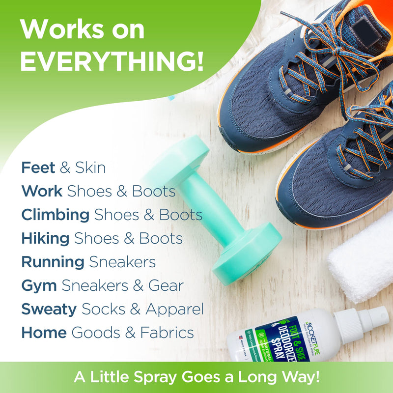 [Australia] - Rocket Pure Natural Shoe Deodorizer Spray and Foot Spray - Shoe Odor Eliminator, Shoe Spray Deodorizer, Foot Spray Odor Eliminator Spray (Cedar) 