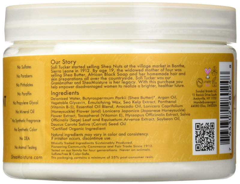 [Australia] - Shea Moisture Raw Shea Boter Deep Treatment Masque, per stuk verpakt (1 x 340 g) 