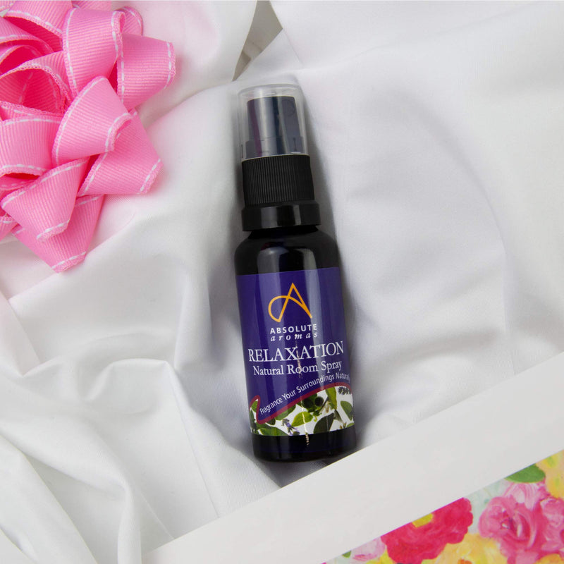 [Australia] - Absolute Aromas Relaxation Room Spray 30ml – Natural Spritzer Mist Spray with Lavender, Chamomile, Patchouli and Citrus Essential Oils 