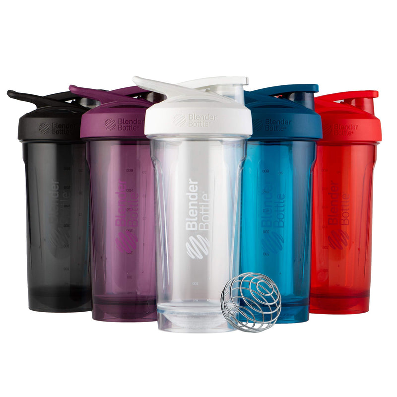[Australia] - BlenderBottle Strada Shaker Cup Perfect for Protein Shakes and Pre Workout, 28-Ounce, White 