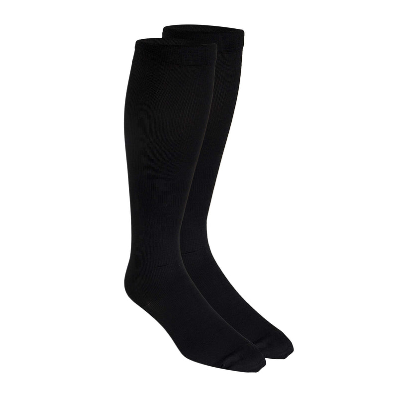 [Australia] - Truform Compression Socks, 30-40 mmHg, Men's Dress Socks, Knee High Over Calf Length X-Large (Pack of 1) Black 