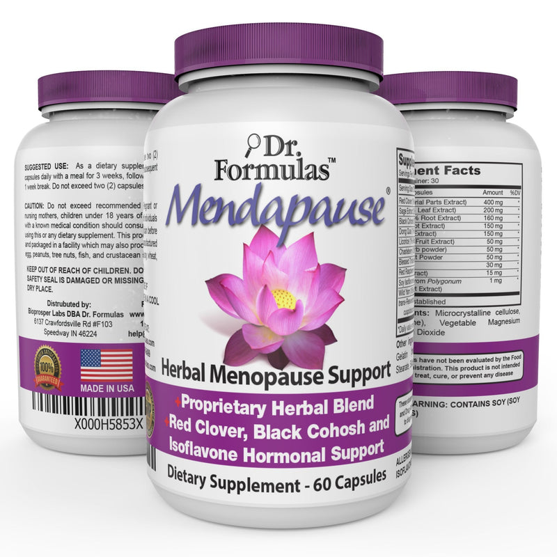 [Australia] - DrFormulas Menopause Supplement, Cream, 60 Count Non-Vegetarian Capsules 60 Count (Pack of 1) 